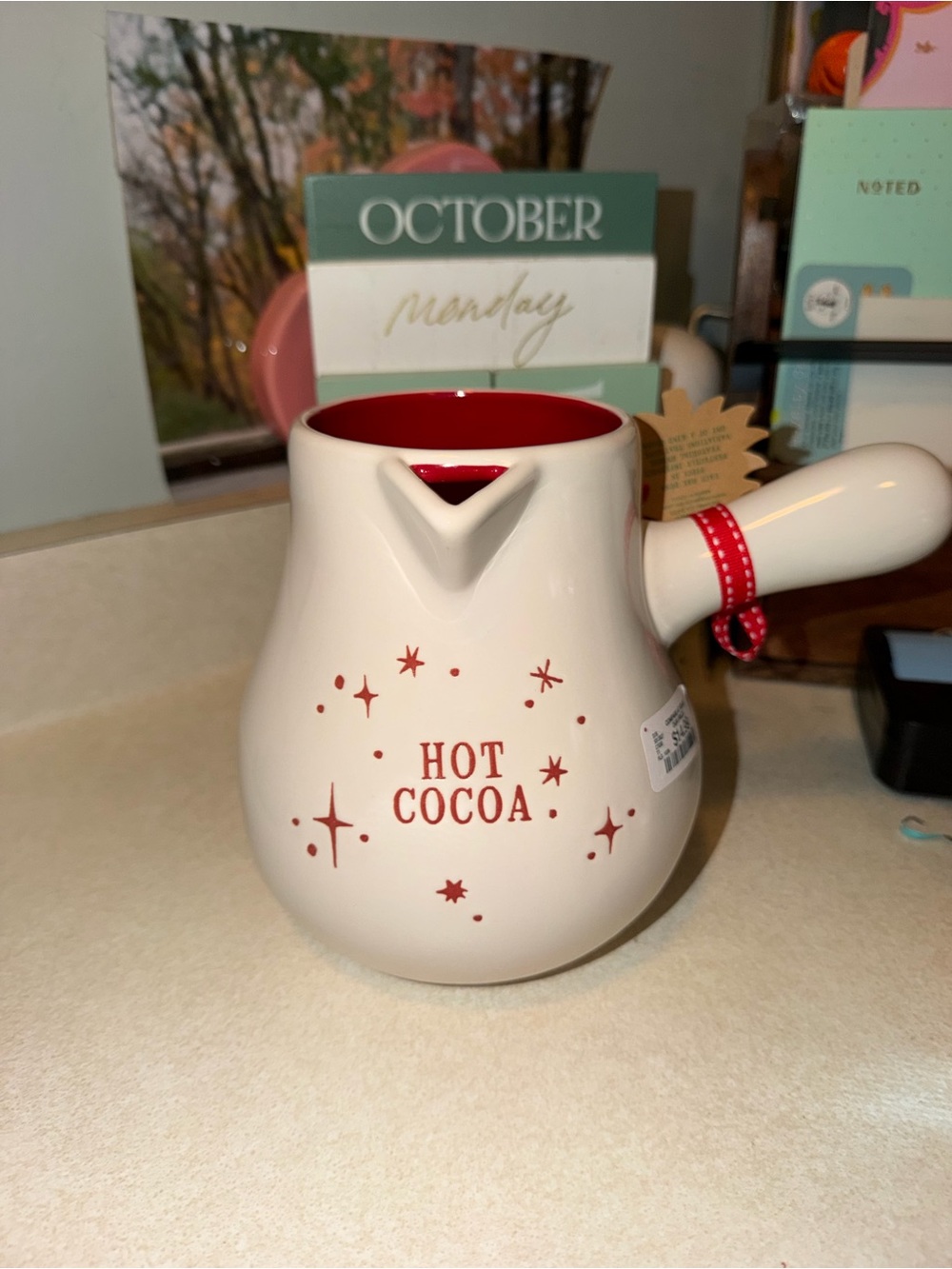 Rae dunn hot cocoa pot